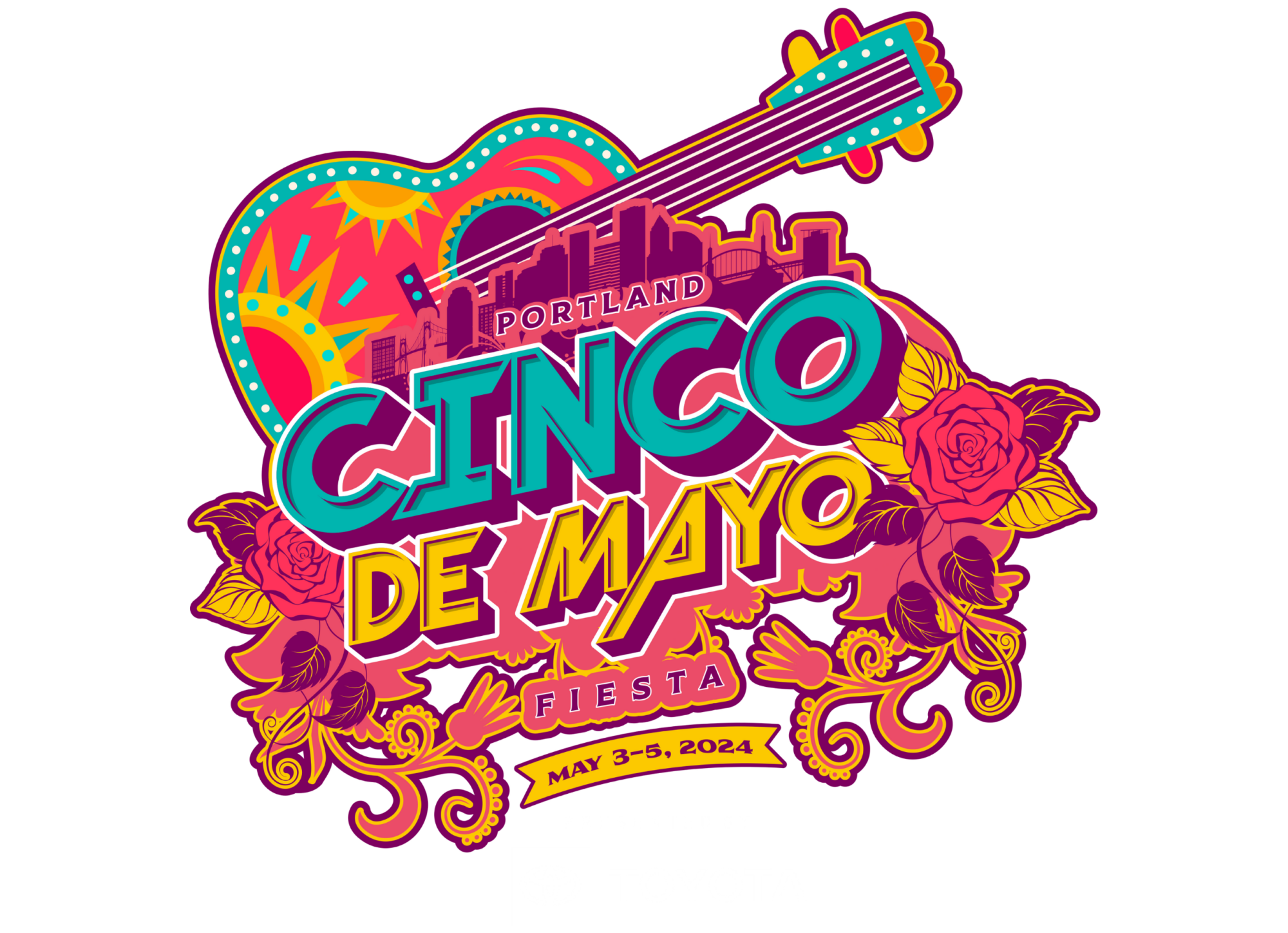 37th Annual Portland Cinco de Mayo Fiesta Presented by Toyota – Portland, OR | May 3-5, 2024 Logo